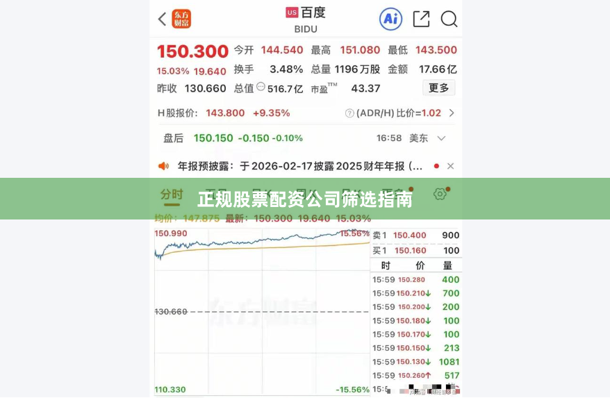 正规股票配资公司筛选指南